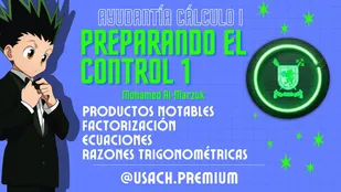 Ayudantía 1 - Cálculo 1: Preparando el control 1 [Mohamed Al-Marzuk] 