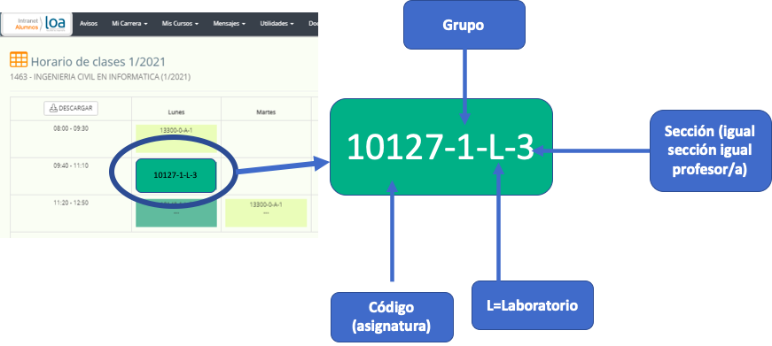 Distribución de grupos Física I Laboratorio 2026